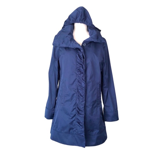 RAINFOREST Jackets & Coats Rainforest Ruched Front Hidden Hood Rain
